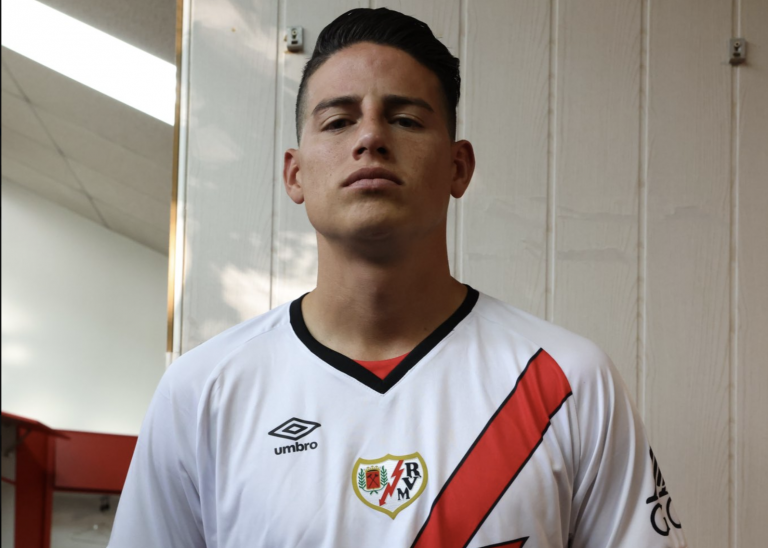 ¿Cuándo debuta James Rodríguez con el Rayo Vallecano?